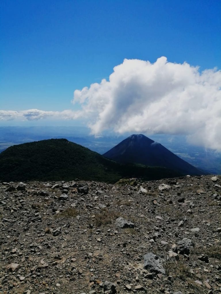 Izalco volcano panoramic view